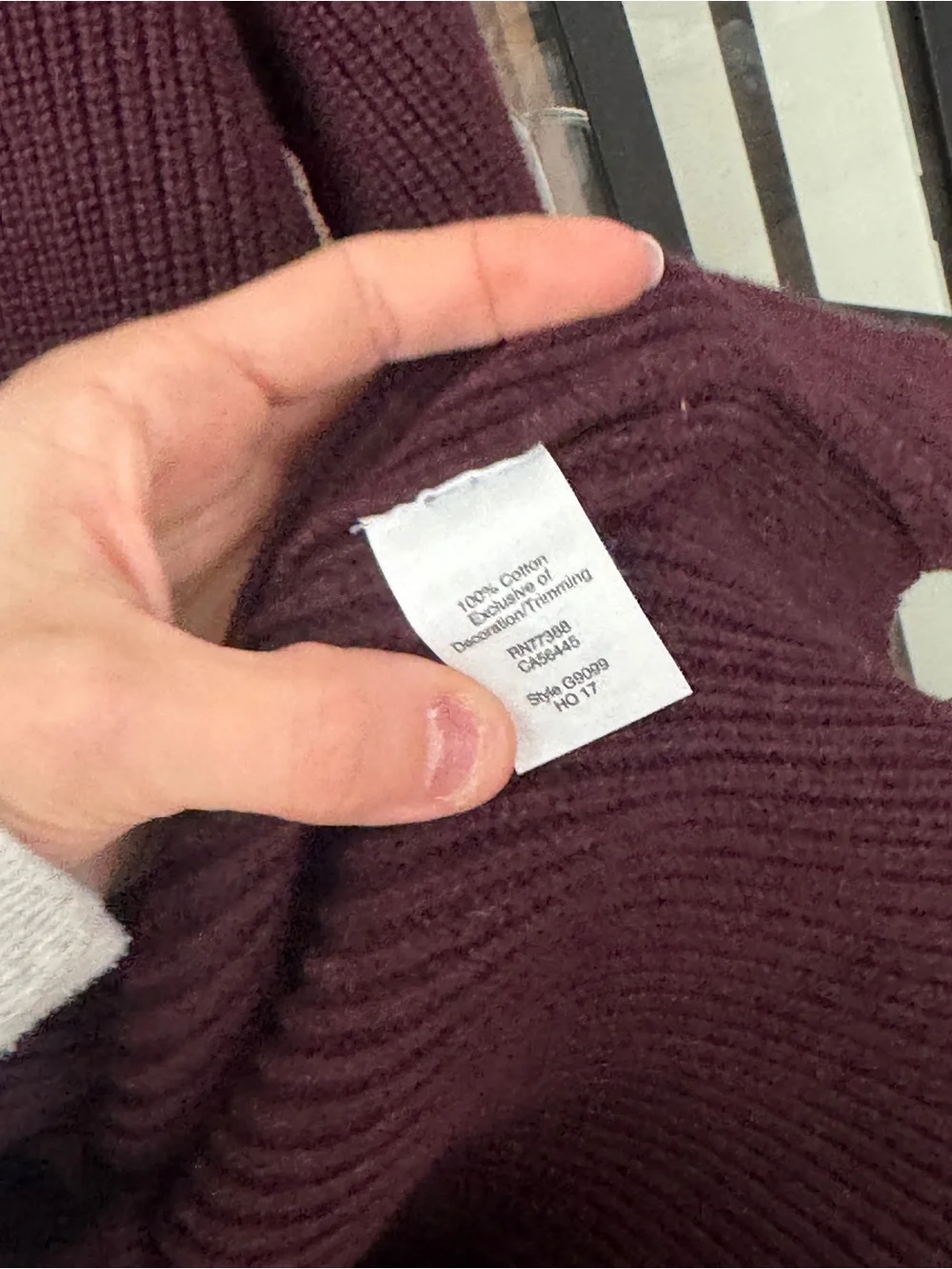 J. Crew maroon sweater suede shoulder patches burgundy cotton ribbed knit